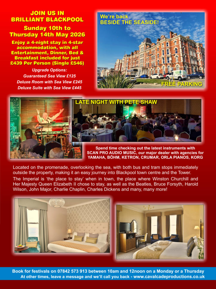 Blackpool Festival 2026 Flyer