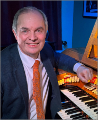 Claire Grieg with her Wersi OAX